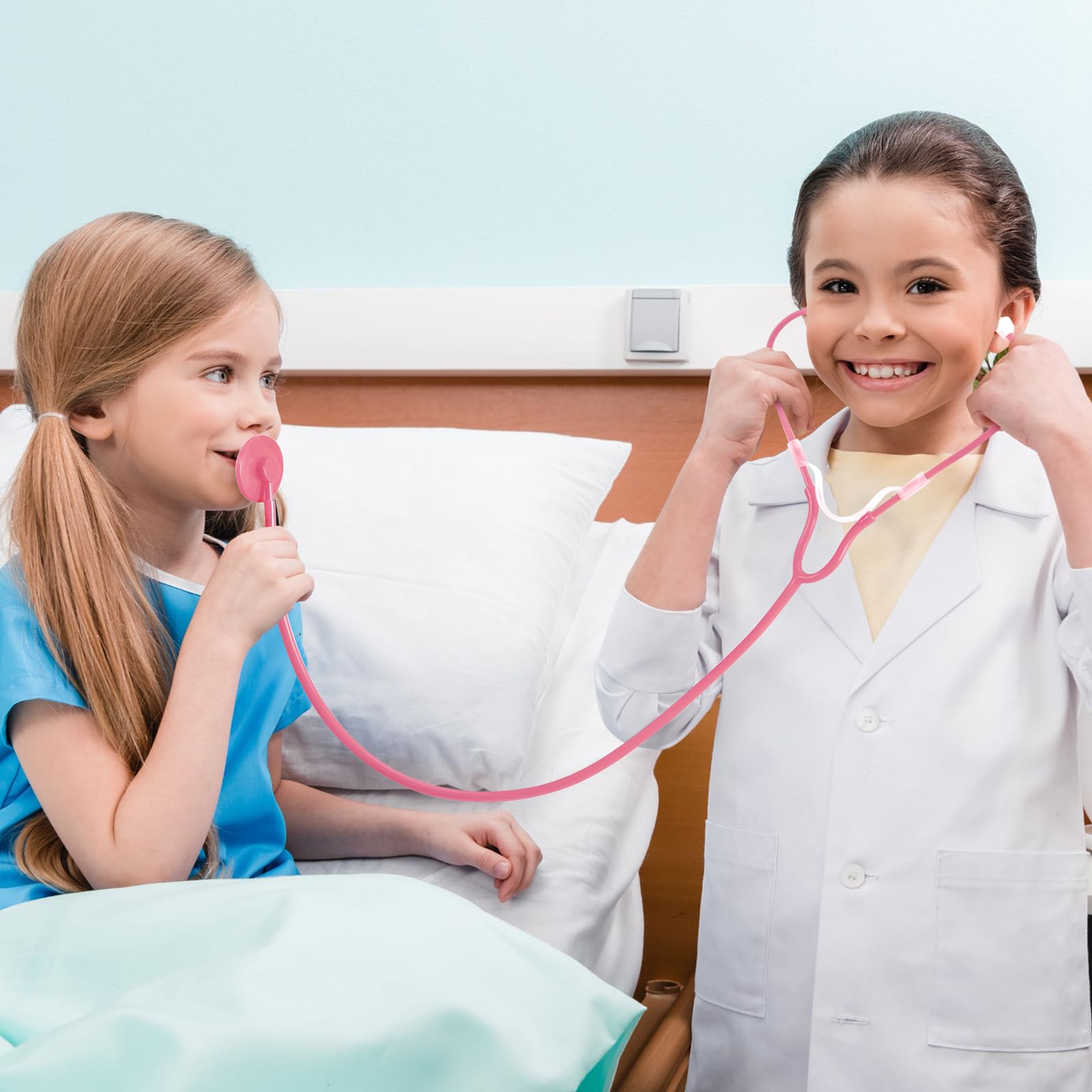 RoundFunny multicolor stethoscope toy for group cosplay and sharing.