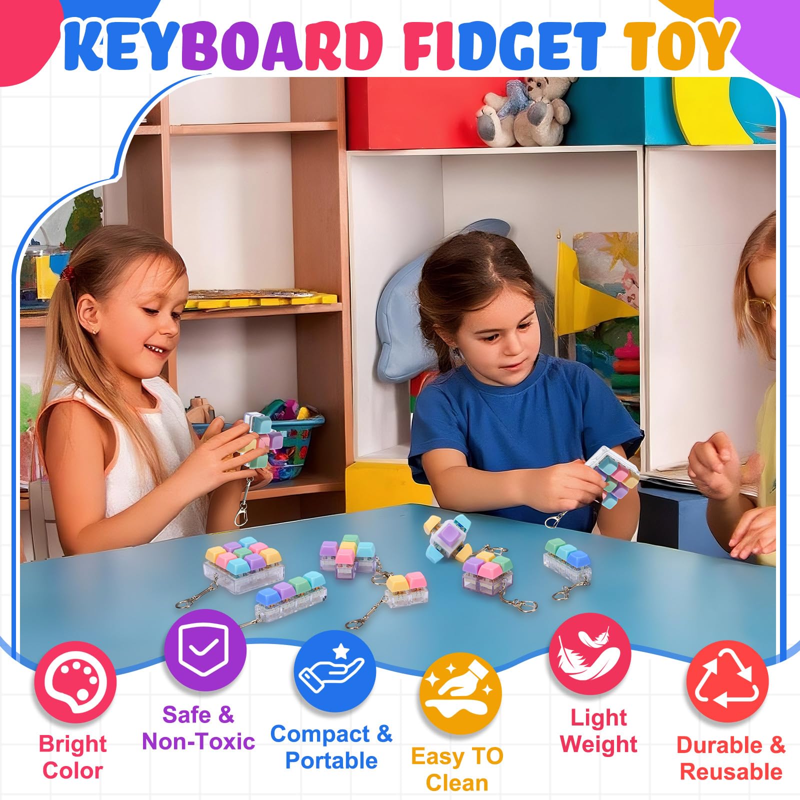 RoundFunny portable stress-relief toy ideal for travel or commute.