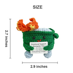 RovyFota thoughtful gift emotional support crochet as a warm present for a friend.