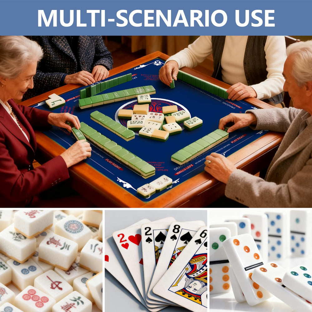 ROVYNTH Mahjong Mat 315x315 navy surface complements any gaming space
