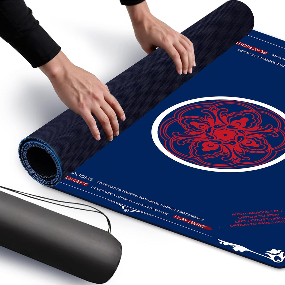ROVYNTH Mahjong Mat 315x315 storage bag included for transport