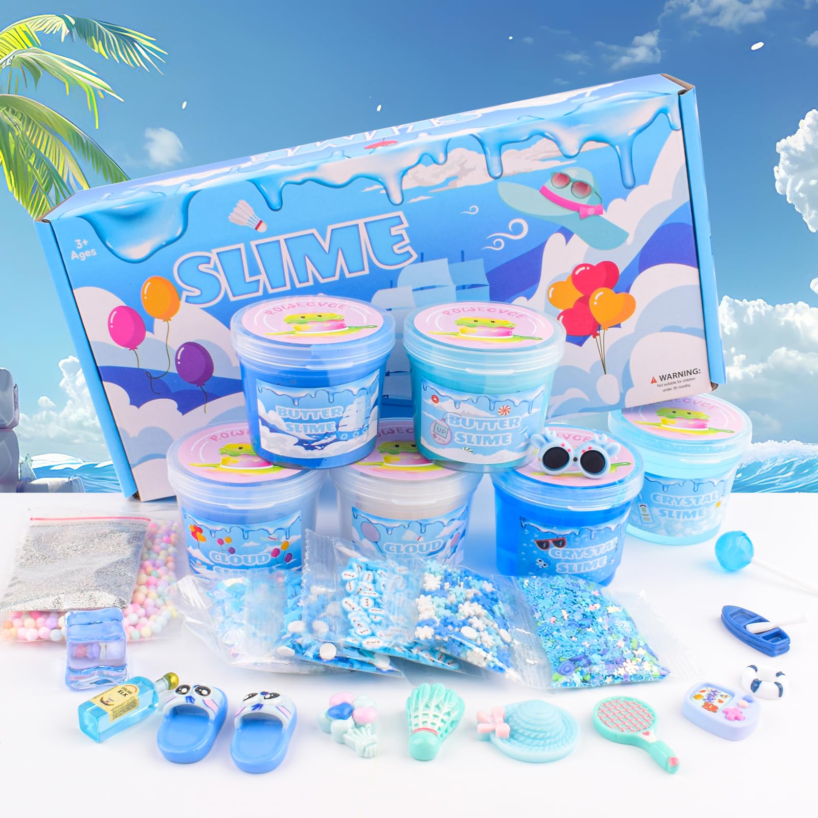 Rowecvce slime party favors ideal for classroom prizes and goodie bags