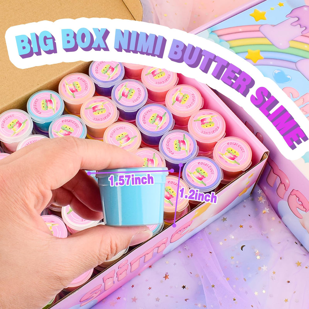 Rowecvce butter slime kit supports imaginative play and motor skills.