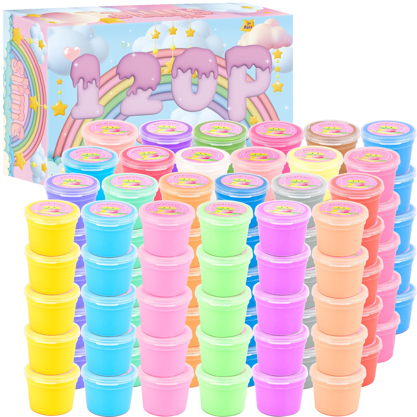 Rowecvce butter slime kit oversized box for group play.