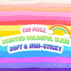 Rowecvce butter slime kit soft non-sticky texture for gentle touch.