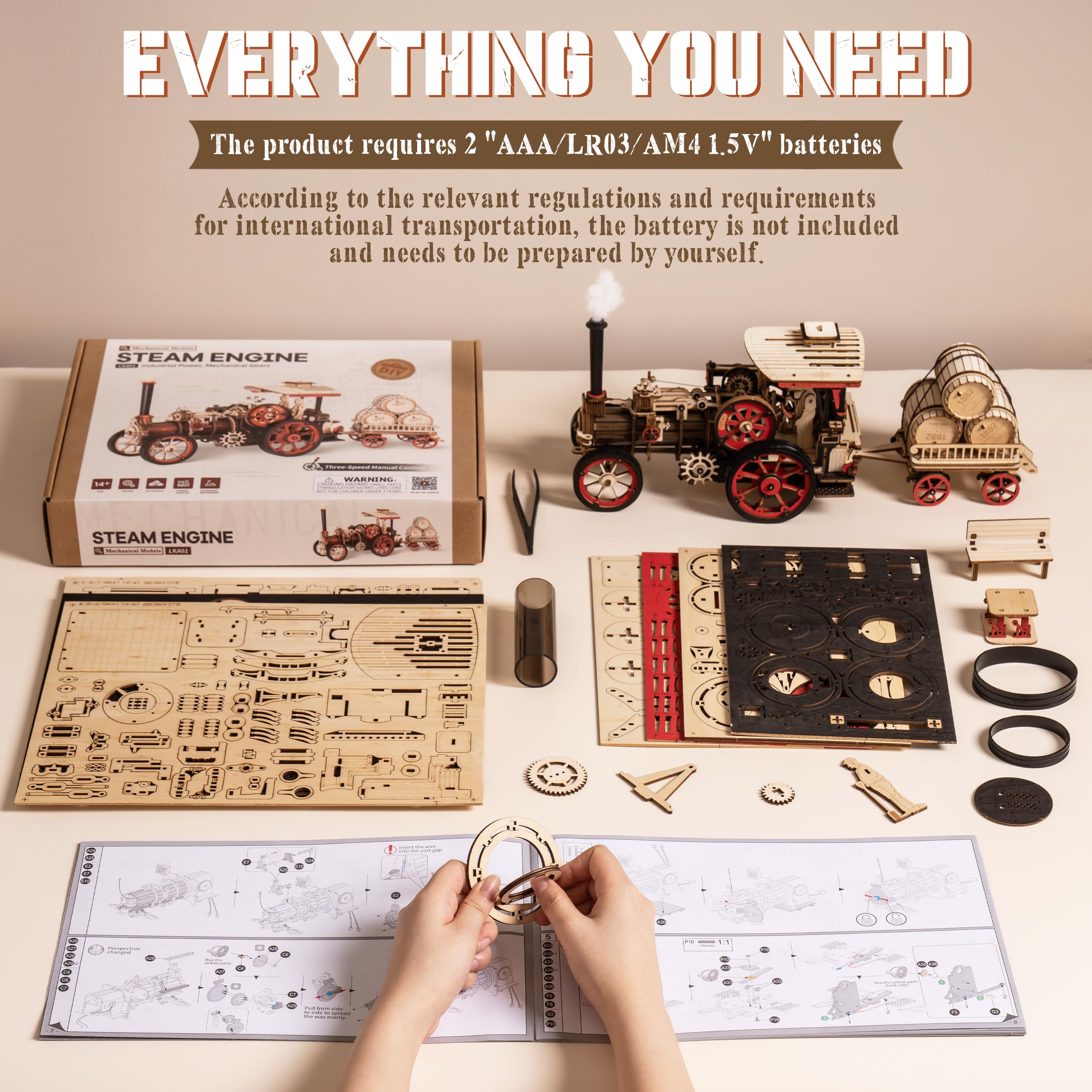 Rowood puzzle instructions video view aids smooth assembly.