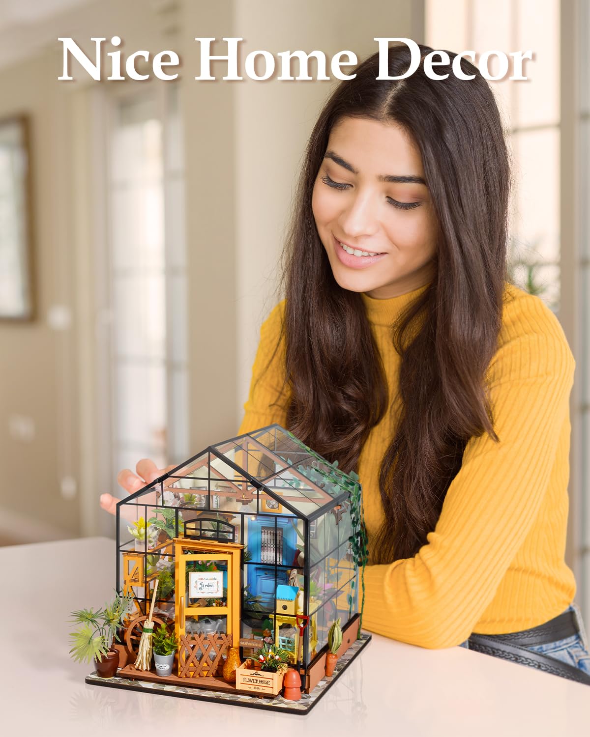 Rowood Cathy's Flower House makes a thoughtful gift for craft lovers