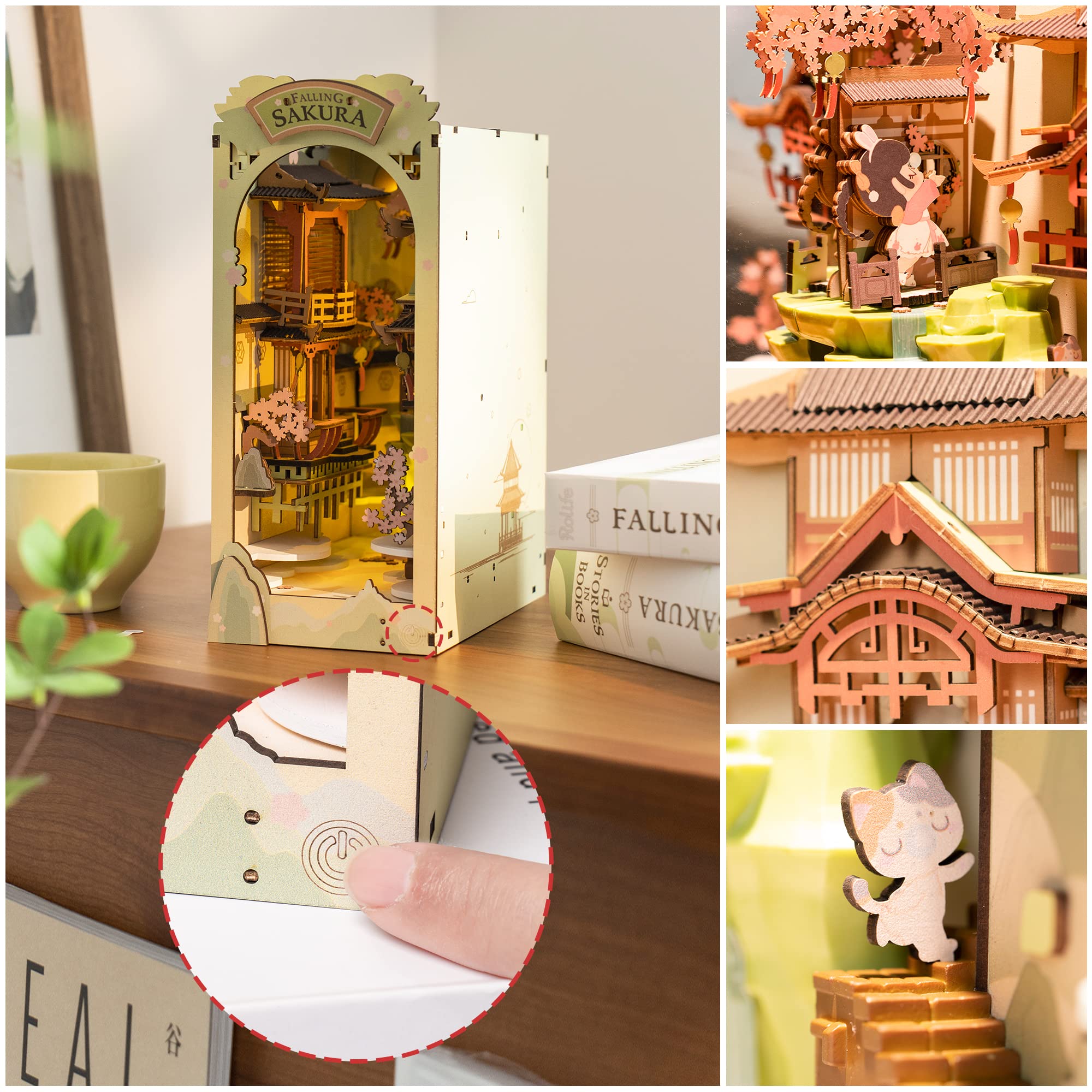 Rowood DIY miniature Booknook model kit for adults