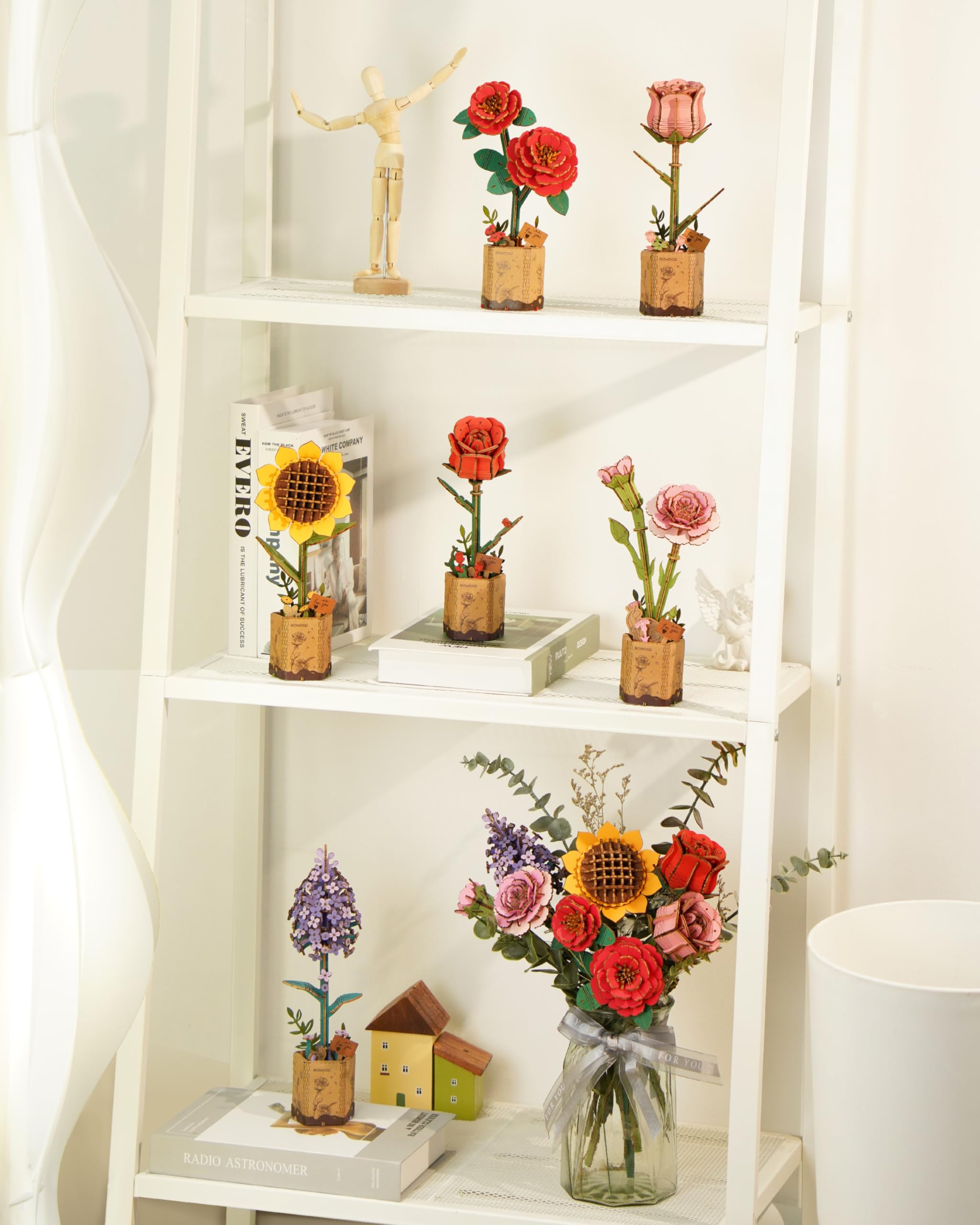 Rowood family crafting activity promotes bonding through flower assembly