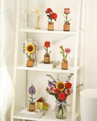 Rowood family crafting activity promotes bonding through flower assembly