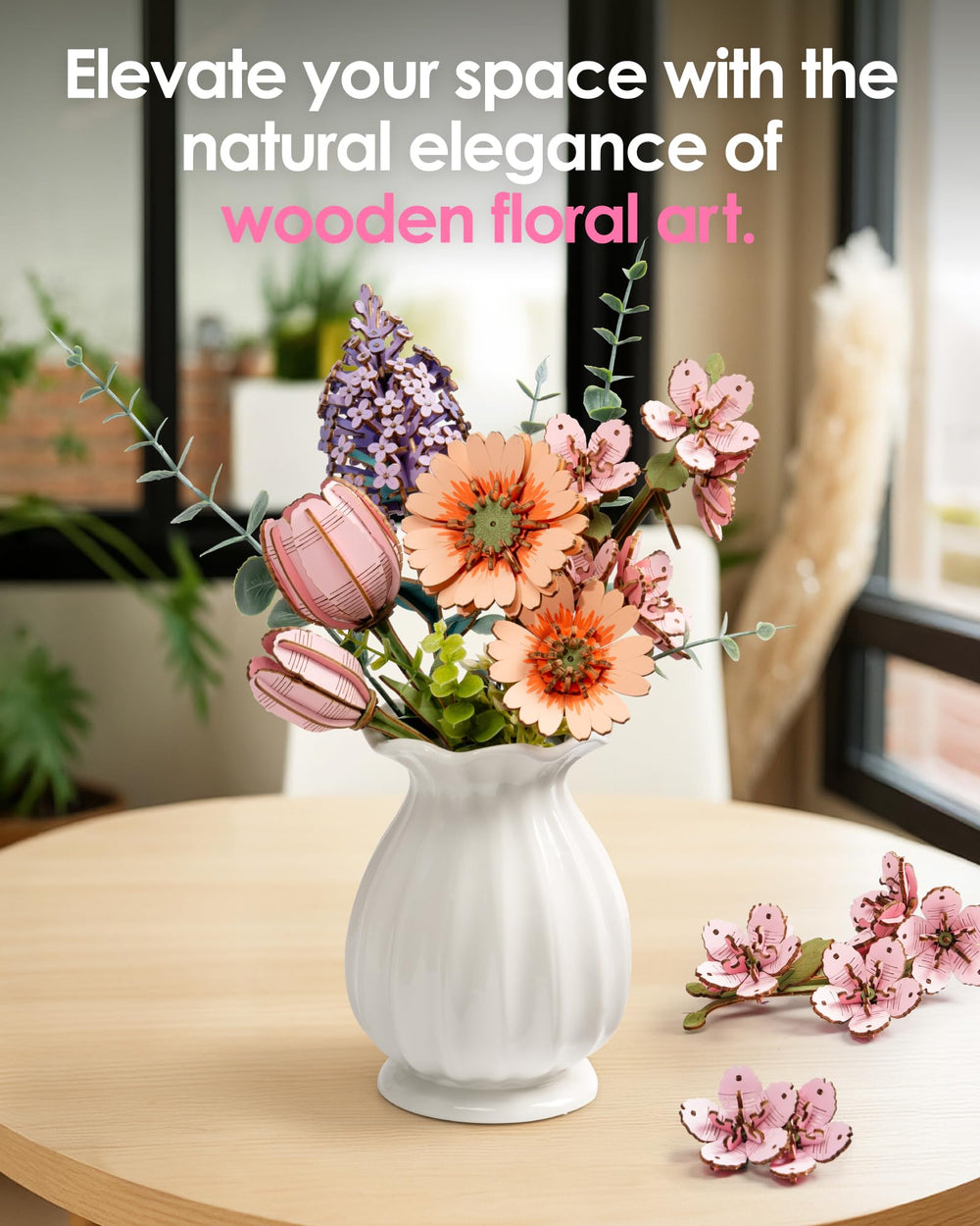 Rowood glue-free assembly kit simplifies DIY floral projects