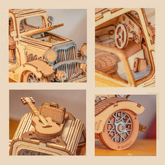 Rowood wood grain finish emphasizing natural beauty and craftsmanship in the model