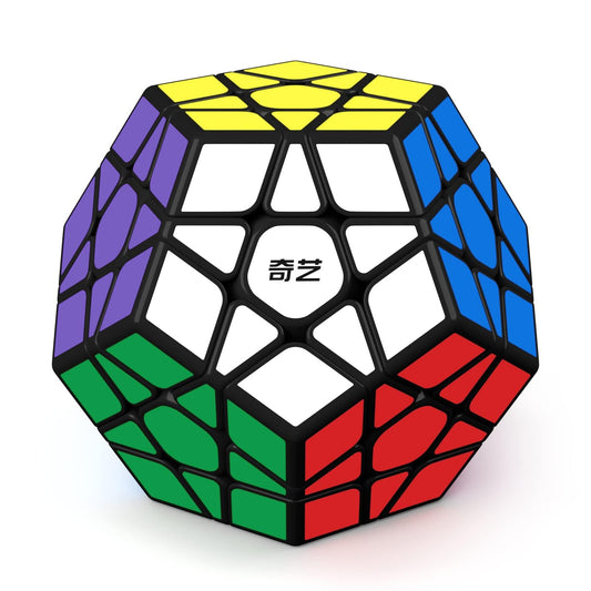 Roxenda Megaminx cube assembly view showing color-matched faces for immersive practice.