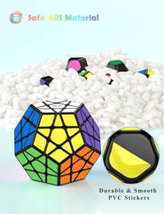 Roxenda Megaminx rounded corners enable easy twisting without popping.