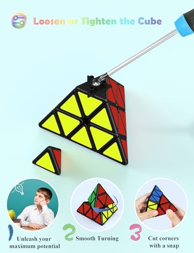 Roxenda Pyramid Speed Cube gift-ready packaging for holidays