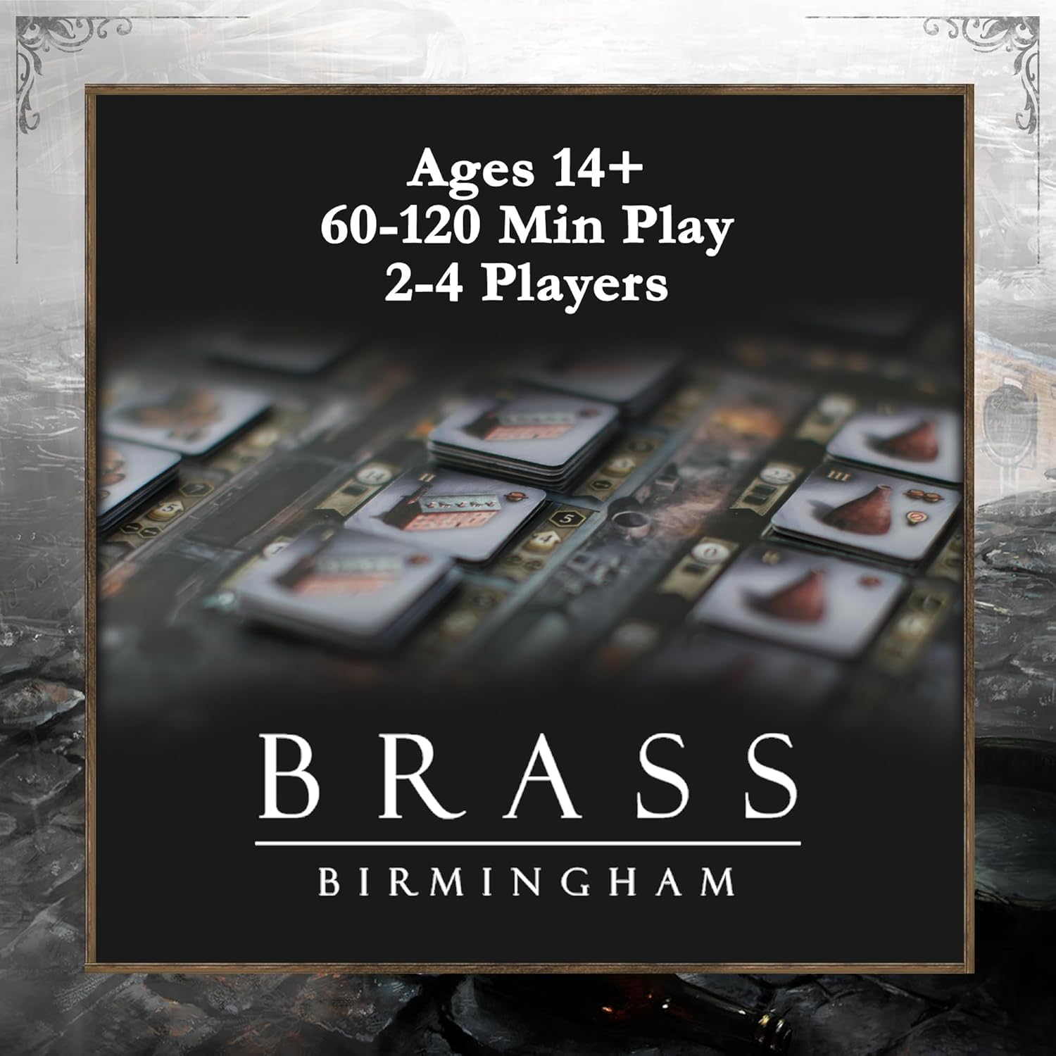 Roxley Brass: Birmingham industry tiles illustrate brewing, pottery, and manufactured goods.