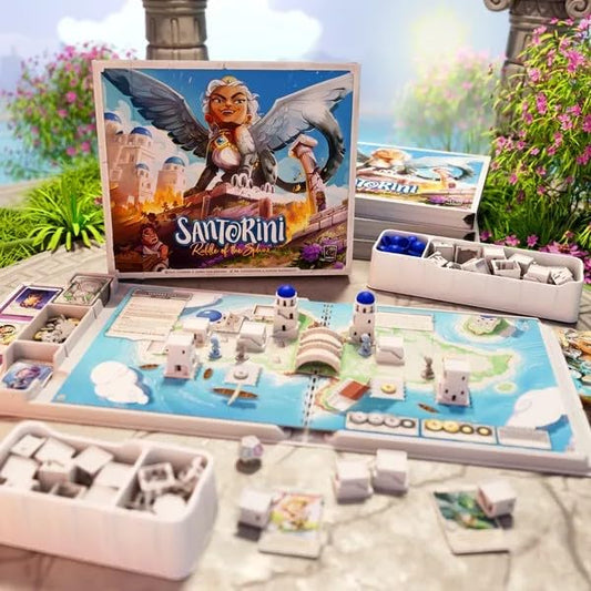 Roxley Santorini miniatures bring the Sphinx quest to life.