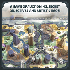 Roxley Skyrise auction cards enabling tense negotiations and clever plays
