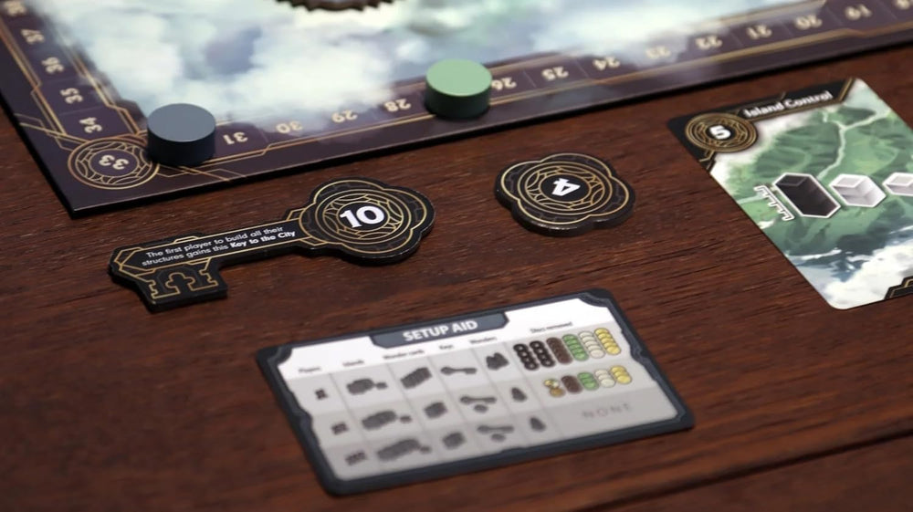 Roxley Skyrise patrons icons highlighting bonuses and influence