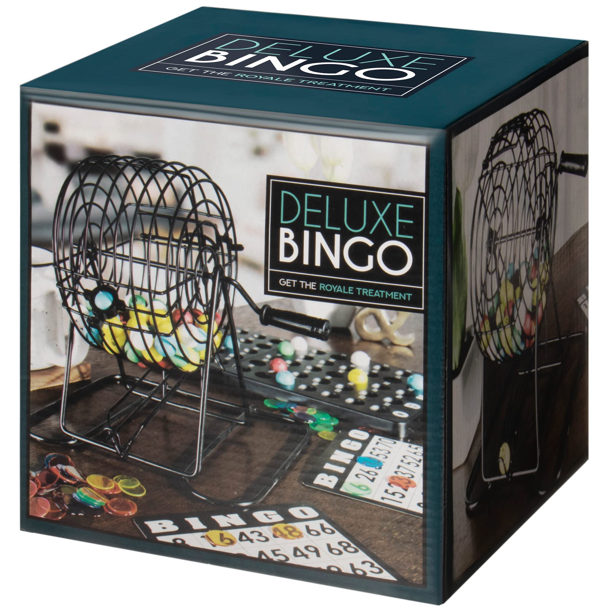 Royal Bingo Deluxe easy-read numbers for quick setup