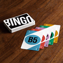 Royal Bingo high-visibility card faces designed to stand out during games.