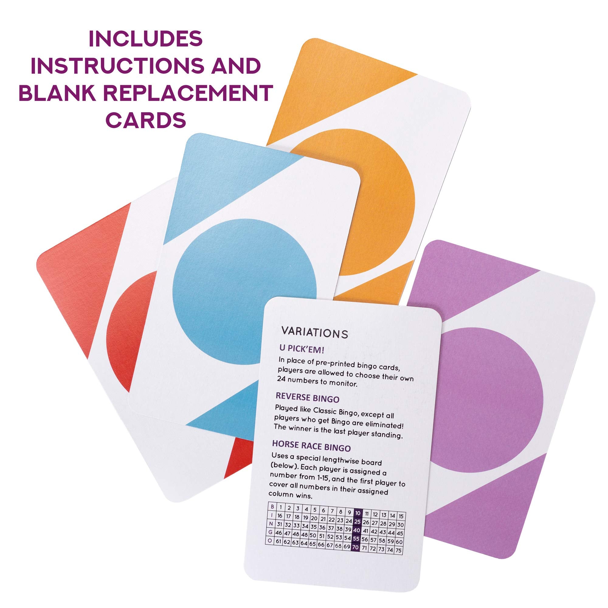 Royal Bingo plastic-coated cards offer durable performance for busy venues.