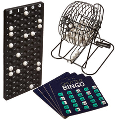 Royal Bingo Supplies 75 numbered balls with a protective coating for lasting use.
