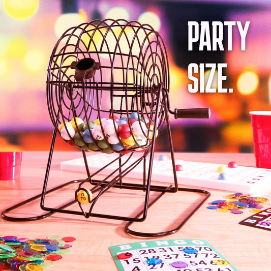Royal Bingo Supplies oversized 7-8inch bingo balls provide clear numbers for easier play