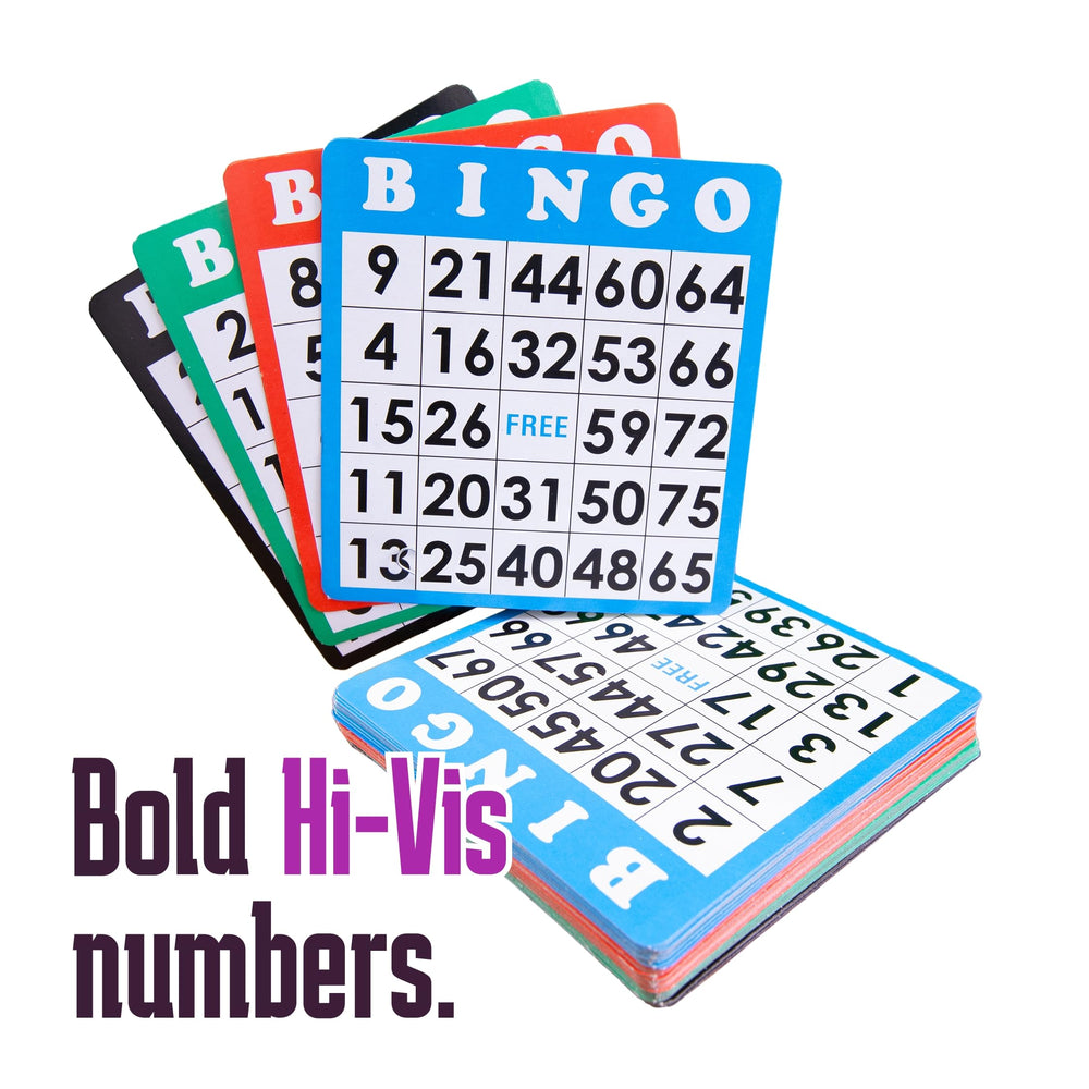 Royal Bingo Supplies protective coating on balls preserves legibility across rounds