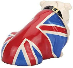 Royal Doulton hand-decorated bulldog figurine with fine porcelain detail