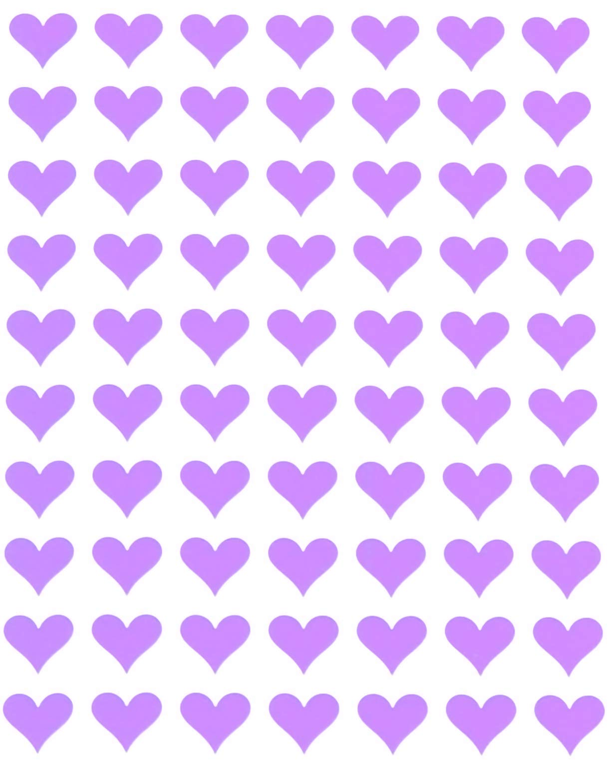 Royal Green 13mm pastel purple heart sticker seals gifts with a sweet Valentine touch