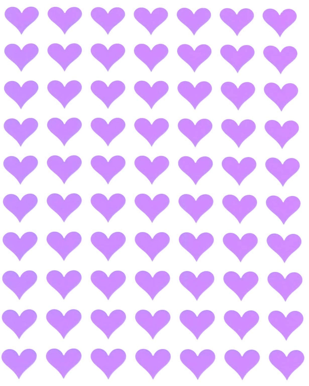 Royal Green 13mm pastel purple heart sticker seals gifts with a sweet Valentine touch