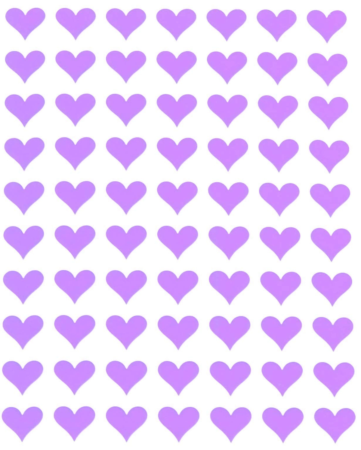Royal Green 13mm pastel purple heart sticker seals gifts with a sweet Valentine touch