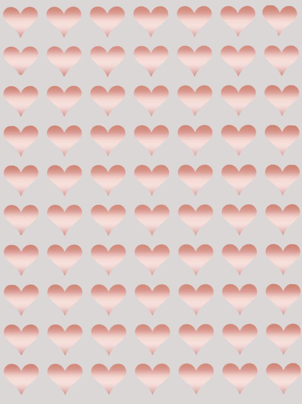 Royal Green rose-gold Valentine heart stickers for sealing gifts and cards