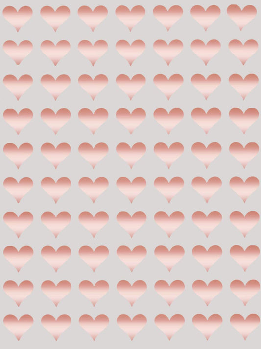 Royal Green rose-gold Valentine heart stickers for sealing gifts and cards