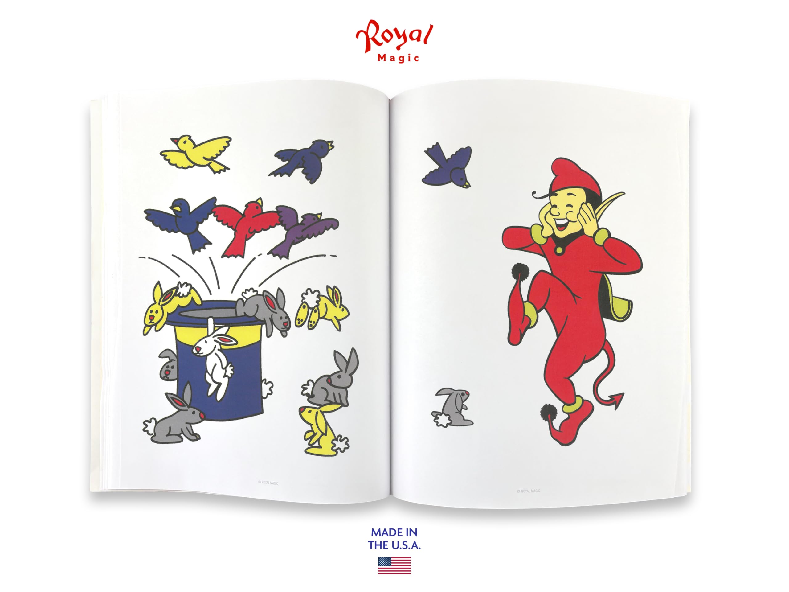Royal Magic Coloring Book Trick color reveal engaging kids and audiences