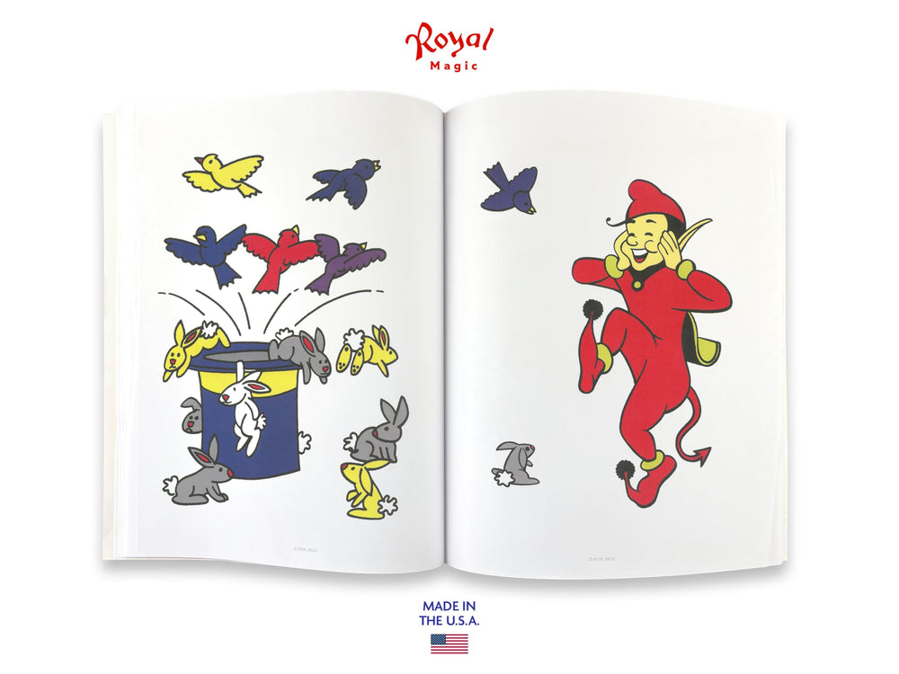 Royal Magic Coloring Book Trick color reveal engaging kids and audiences