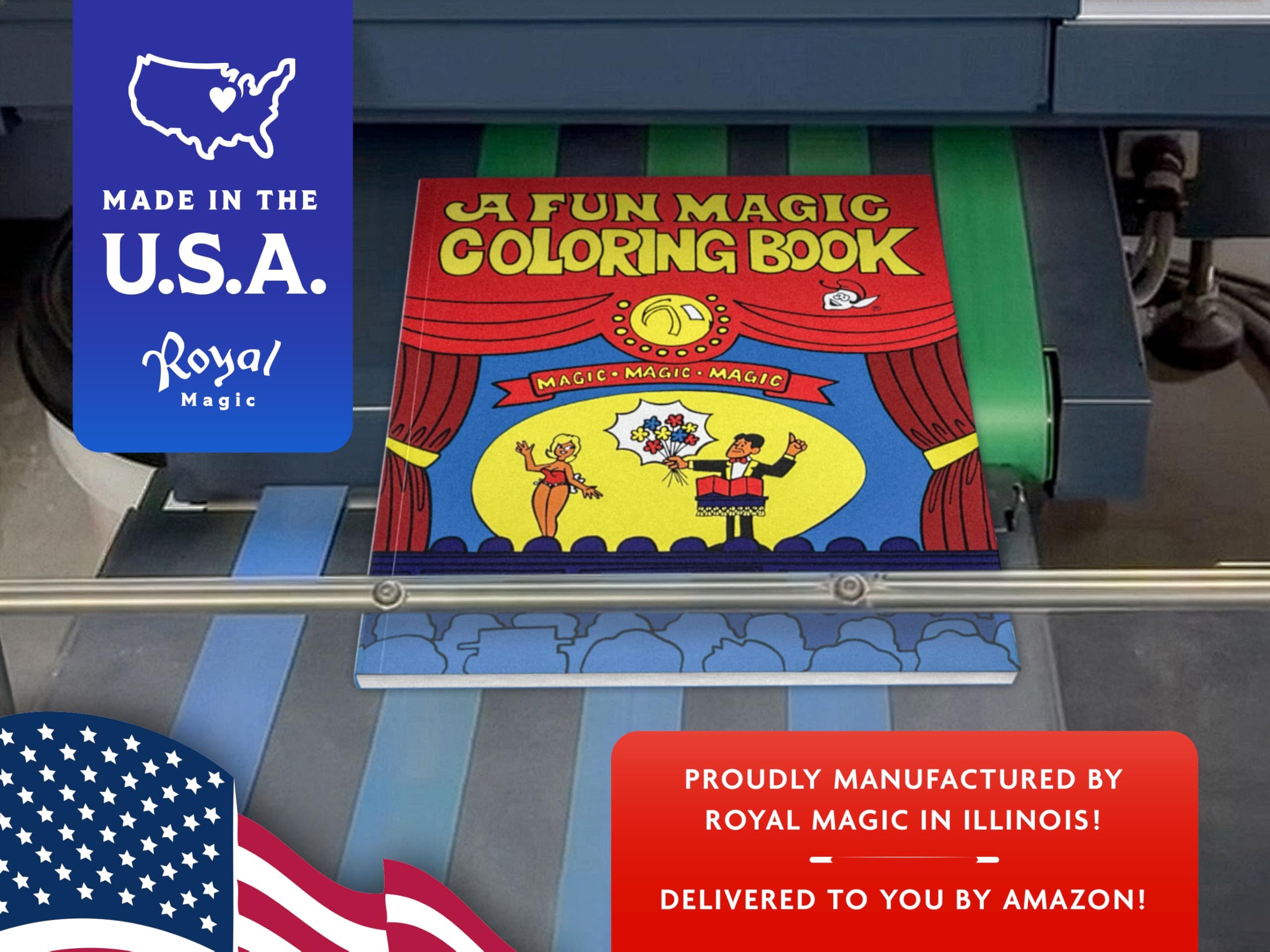 Royal Magic Coloring Book Trick gift-ready prop for aspiring magicians
