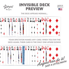 Royal Magic instruction guide for invisible deck provides clear tips and practice paths.