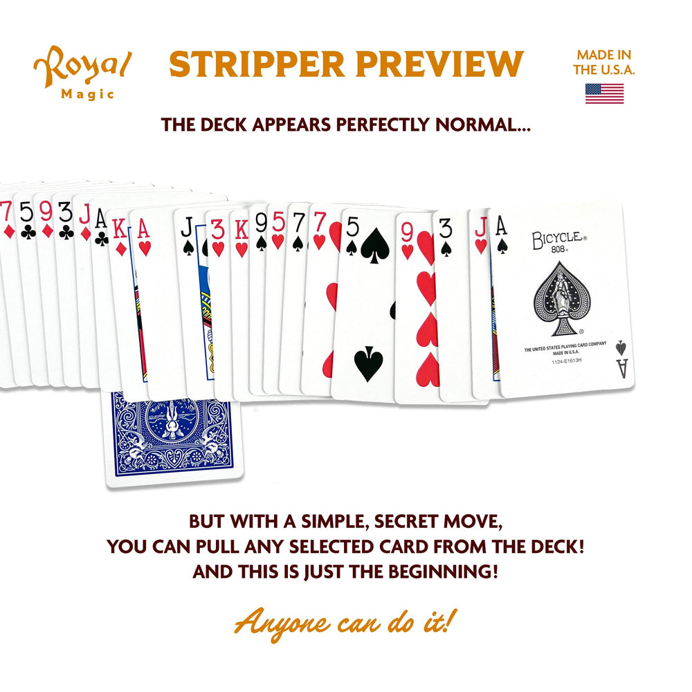 Royal Magic Stripper Deck Kit gift-ready packaging ideal for gifting
