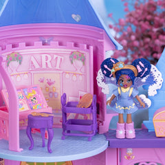 Royale High Art Class Playset fits inside the Castle Campus for modular play