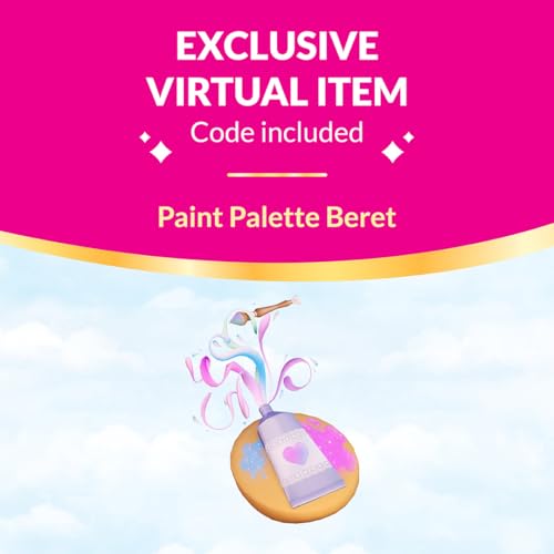 Royale High Art Class Playset treasure chest opening to hold palette and brush