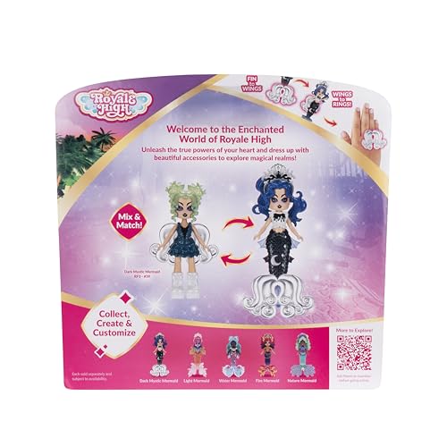 Royale High Dark Mystic Mermaid wings worn as a ring add wearable magic.