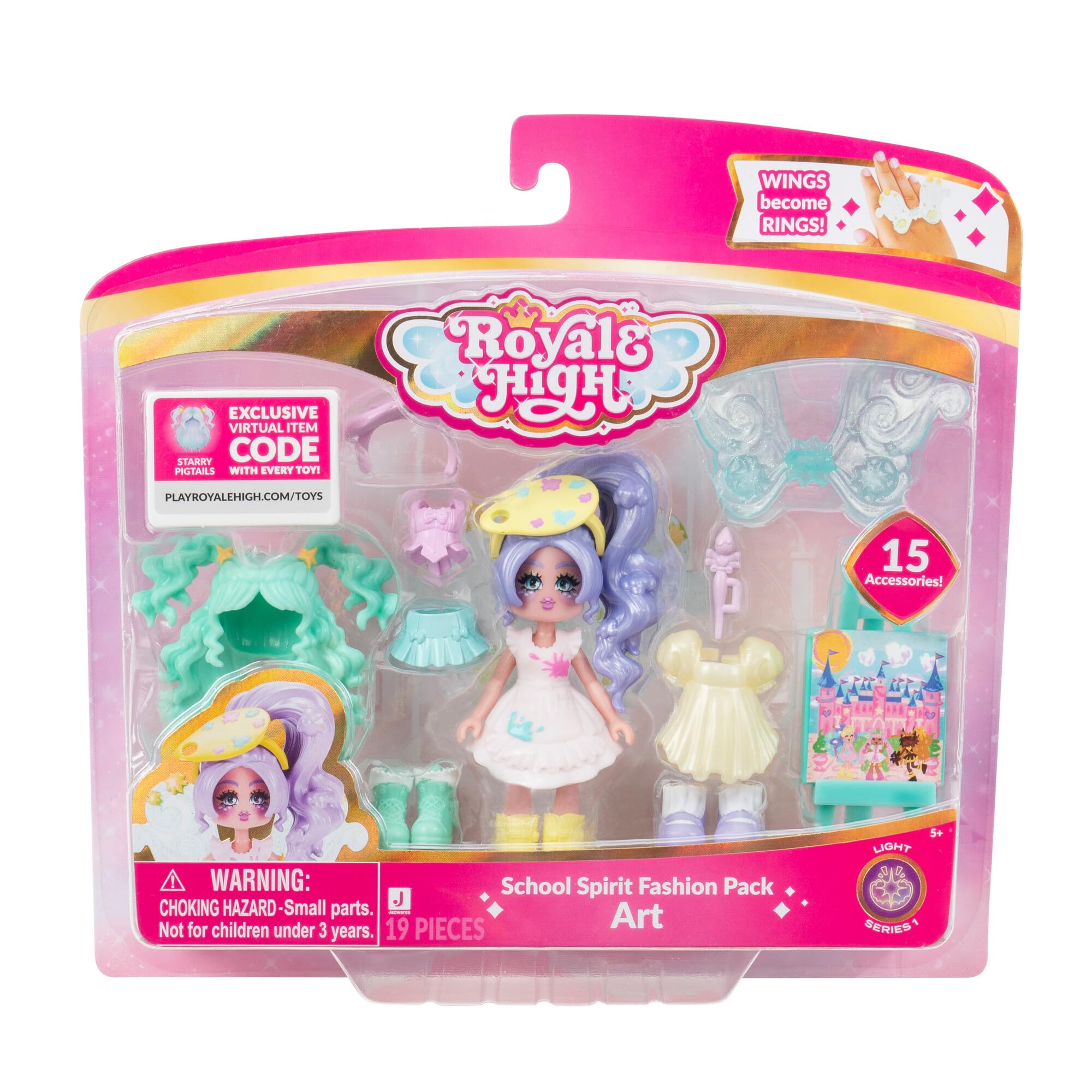 Royale High light-series 1-1 figure, a collectible doll for creative display and imaginative play.