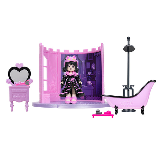 Royale High Powder Room Playset doll bath scene for imaginative spa-like play