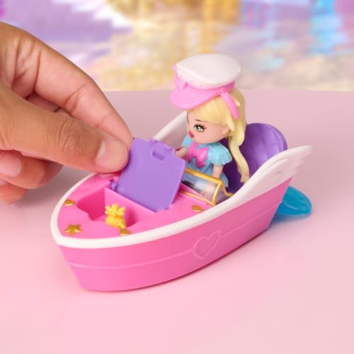 Royale High boat wheels and secret storage for easy, organized imaginative play.