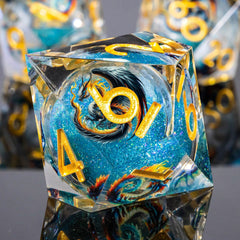 Roycevon dice on table captures gaming setup for tabletop sessions.