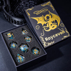 Roycevon jar with foam inserts demonstrates secure storage and protection.