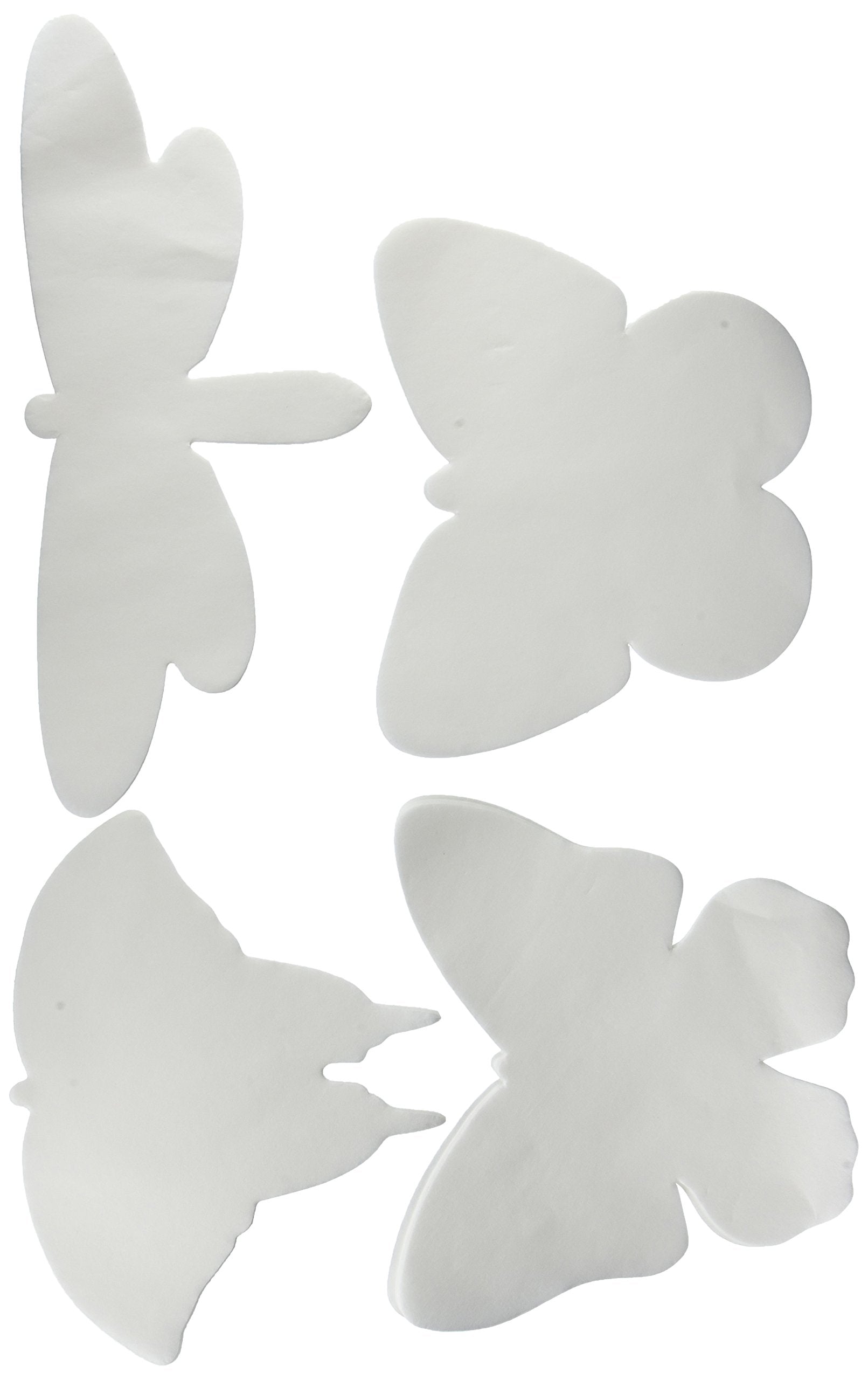 Roylco Color Diffusing Butterflies White 7x11 inch sheet ideal for classroom watercolor diffusion projects
