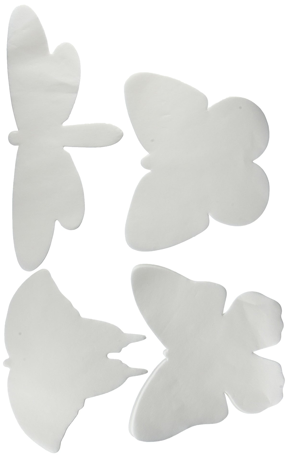 Roylco Color Diffusing Butterflies White 7x11 inch sheet ideal for classroom watercolor diffusion projects